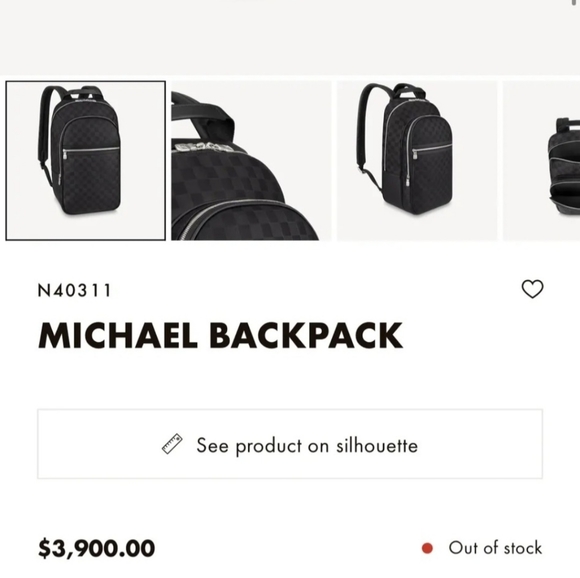 Authentic L.v backpack - Picture 8 of 10